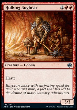 Hulking Bugbear - Adventures in the Forgotten Realms - U - 149