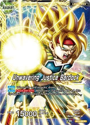 Bardock // Unwavering Justice Bardock - Cross Worlds - Rare - BT3-082