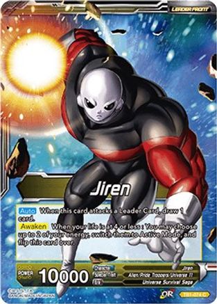 Jiren // Jiren, The Ultimate Warrior - Tournament of Power - Common - TB1-074