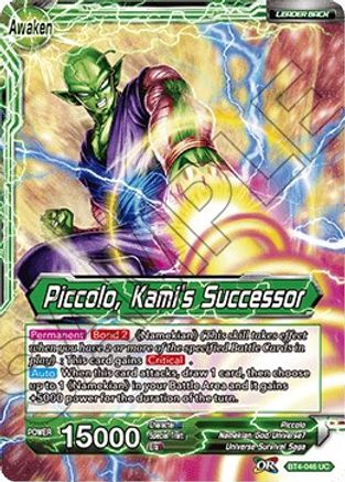 Piccolo // Piccolo, Kami's Successor - Colossal Warfare - Uncommon - BT4-046