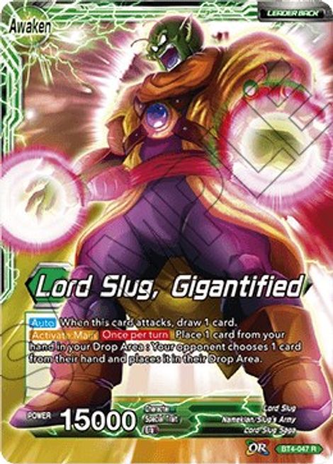 Lord Slug // Lord Slug, Gigantified - Colossal Warfare - Rare - BT4-047