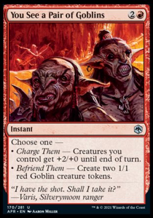 You See a Pair of Goblins - Adventures in the Forgotten Realms - U - 170