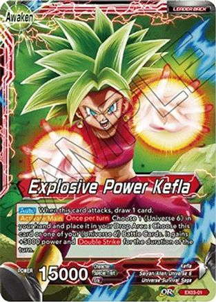 Kefla // Explosive Power Kefla - Expansion Deck Box Set 03: Ultimate Box - Expansion Rare - EX03-01