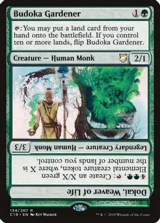 Budoka Gardener // Dokai, Weaver of Life - Commander 2018 - R - 134