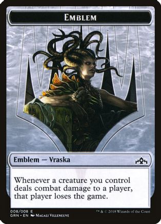Emblem - Vraska, Golgari Queen - Guilds of Ravnica - T - 8