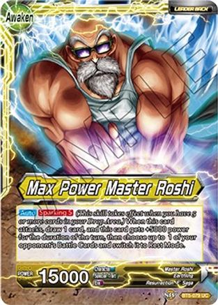 Master Roshi // Max Power Master Roshi - Miraculous Revival - Uncommon - BT5-079