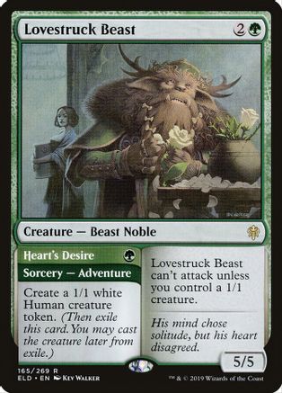 Lovestruck Beast - Throne of Eldraine - R - 165