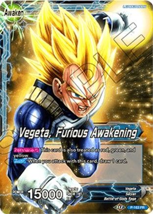 Vegeta // Vegeta, Furious Awakening (Draft Box 04 Tournament) - Promotion Cards - Promo - P-163