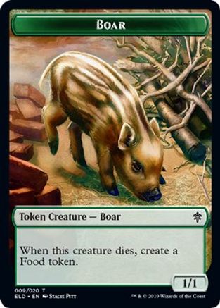Boar Token - Throne of Eldraine - T - 9