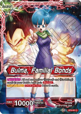 Bulma // Bulma, Familial Bonds - Malicious Machinations - Common - BT8-001