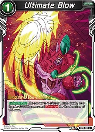 Ultimate Blow - Malicious Machinations Pre-Release Cards - Common - BT8-103_PR
