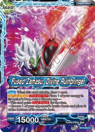 Fused Zamasu // Fused Zamasu, Divine Ruinbringer - Rise of the Unison Warrior - Uncommon - BT10-032
