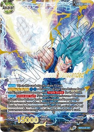 Vegito // SSB Vegito, Godhood Transcended - Rise of the Unison Warrior - Starter Rare - SD12-01