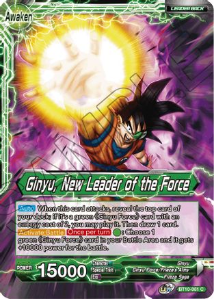 Ginyu // Ginyu, New Leader of the Force - Rise of the Unison Warrior - Common - BT10-061
