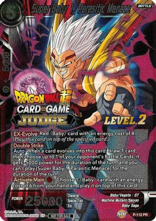 Super Baby 1, Parasitic Menace (Level 2) - Judge Promotion Cards - Promo - P-112