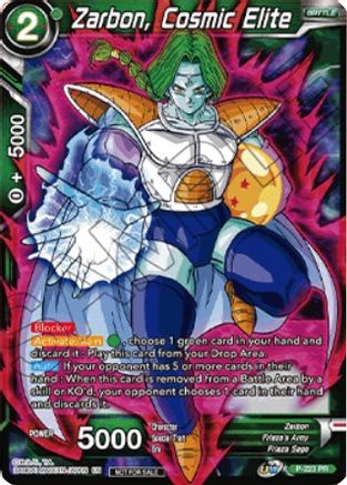Zarbon, Cosmic Elite - Tournament Promotion Cards - Promo - P-223