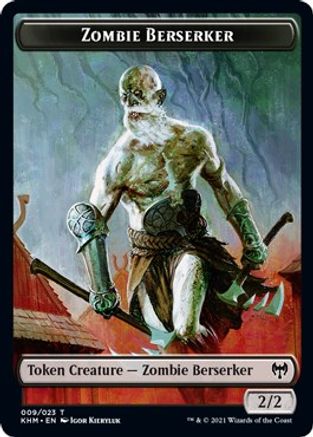 Zombie Berserker Token - Kaldheim - T - 9
