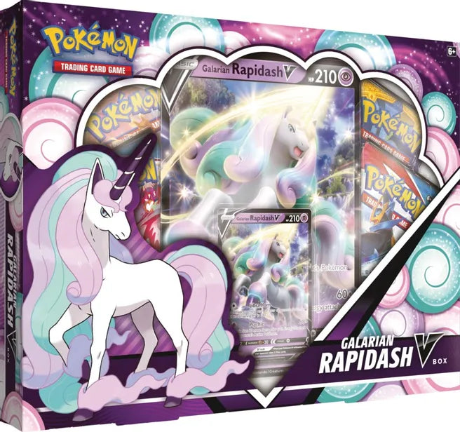 POKEMON Galarian Rapidash V Box