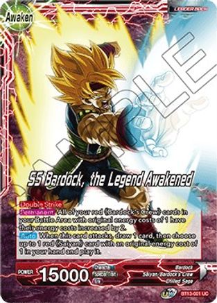 Bardock // SS Bardock, the Legend Awakened - Supreme Rivalry - Uncommon - BT13-001