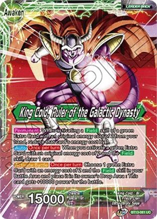 King Cold // King Cold, Ruler of the Galactic Dynasty - Supreme Rivalry - Uncommon - BT13-061