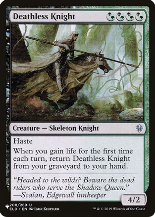 Deathless Knight - The List - U - 208