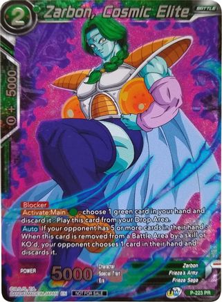 Zarbon, Cosmic Elite (Player's Choice) - Promotion Cards - Promo - P-223