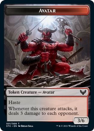 Avatar Token - Strixhaven: School of Mages - T - 1