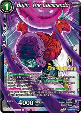 Bujin, the Commando - Supreme Rivalry Pre-Release Cards - Uncommon - BT13-055