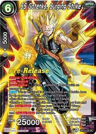 SS Gotenks, Surging Strike - Supreme Rivalry Pre-Release Cards - Uncommon - BT13-133