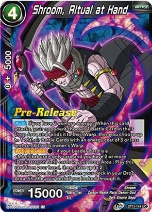 Shroom, Ritual at Hand - Supreme Rivalry Pre-Release Cards - Uncommon - BT13-144