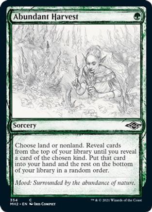 Abundant Harvest (Showcase) - Modern Horizons 2 - C - 354