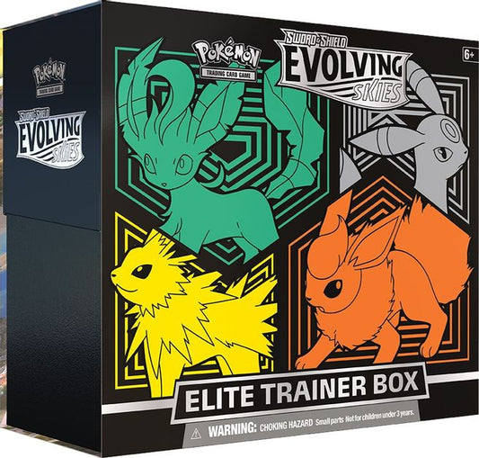POKEMON Evolving Skies Elite Trainer Box [Flareon/Jolteon/Umbreon/Leafeon]