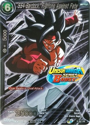 SS4 Bardock, Fighting Against Fate (Event Pack 08) - Tournament Promotion Cards - Promo - P-261