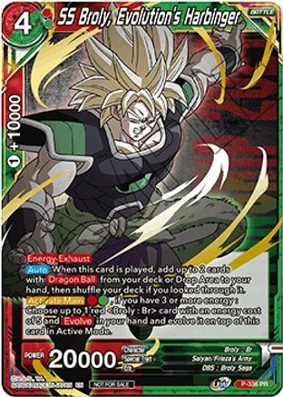 SS Broly, Evolution's Harbinger (Championship Pack 2021 Vol.2) (Winner Gold Stamped) - Promotion Cards - Promo - P-336