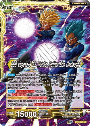 Trunks // SSB Vegeta & SS Trunks, Father-Son Onslaught - Realm of the Gods - Uncommon - BT16-071