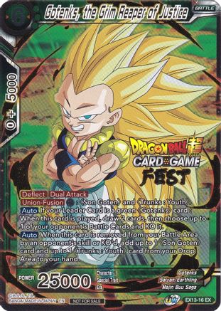 Gotenks, the Grim Reaper of Justice (Card Game Fest 2022) - Tournament Promotion Cards - Promo - EX13-16