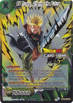 SS Trunks, Altering the Future (Card Game Fest 2022) - Tournament Promotion Cards - Promo - BT13-093