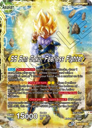 Son Goku // SS Son Goku, Fearless Fighter - Ultimate Squad - Uncommon - BT17-081
