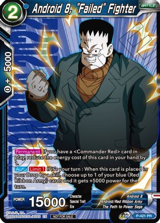 Android 8, "Failed" Fighter (Championship Pack 2022 Vol.2) - Promotion Cards - Promo - P-421