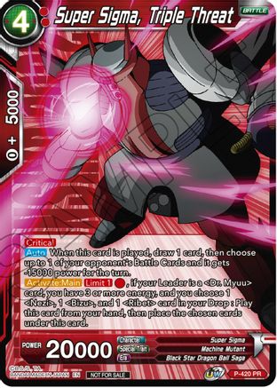 Super Sigma, Triple Threat (Championship Pack 2022 Vol.2) - Promotion Cards - Promo - P-420