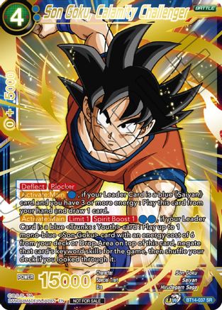 Son Goku, Calamity Challenger - Tournament Promotion Cards - Promo - BT14-037