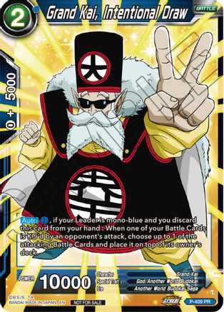 Grand Kai, Intentional Law (Zenkai Series Tournament Pack Vol.1) - Tournament Promotion Cards - Promo - P-409