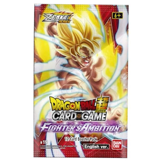 DBS Booster Pack - Fighter's Ambition (DBS-B19)