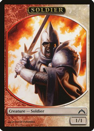 Soldier Token (Red/White) - Gatecrash - T - 6