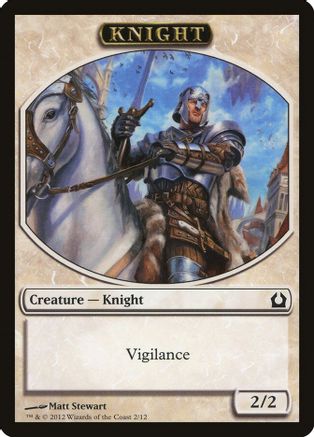 Knight Token - Return to Ravnica - T - 2