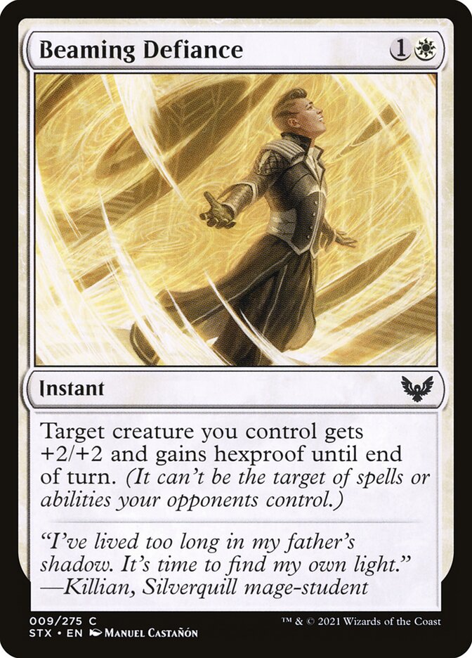 Beaming Defiance - Strixhaven: School of Mages - C - 9
