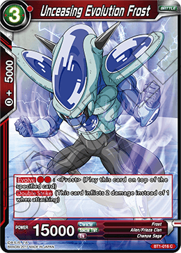 Unceasing Evolution Frost - Galactic Battle - Common - BT1-016