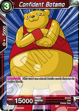Confident Botamo - Galactic Battle - Uncommon - BT1-018