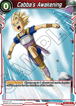 Cabba's Awakening (2017) - Galactic Battle - Common - BT1-027