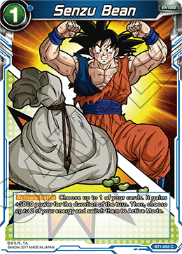 Senzu Bean - Mythic Booster - Common - BT1-053